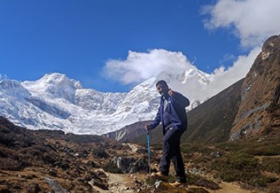 On the way to Pungen Gompa